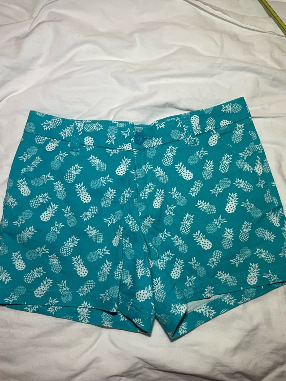 bcg Teal Pineapple-Print Shorts, size 2
